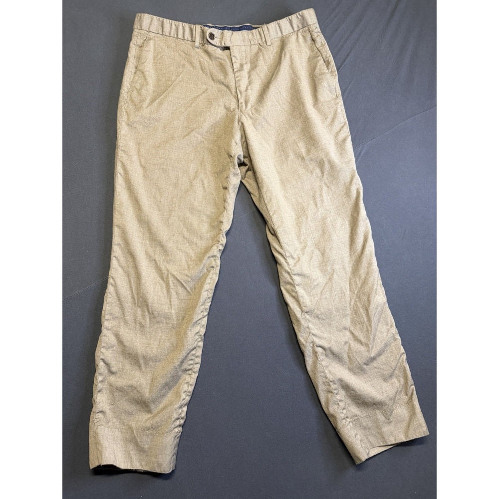 Peter Millar Collection Men's 36R Wool Gray Pants Business Dress‎ Casual Soft